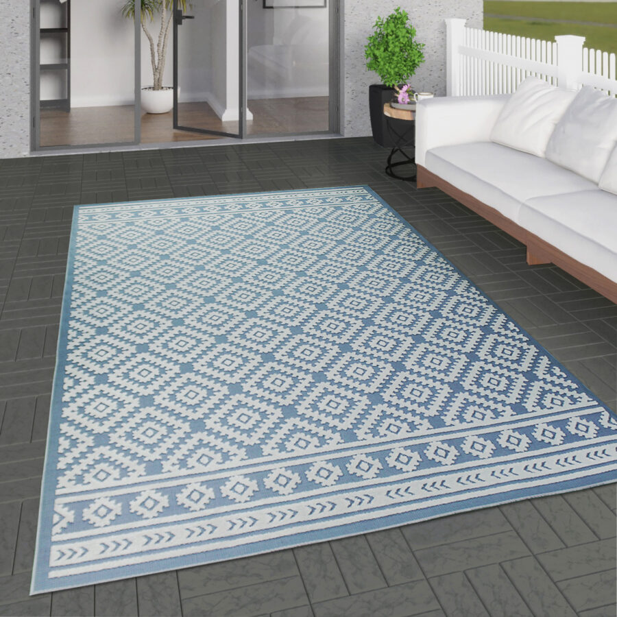 Blue Outdoor Rugs Dropshipping Wholesale